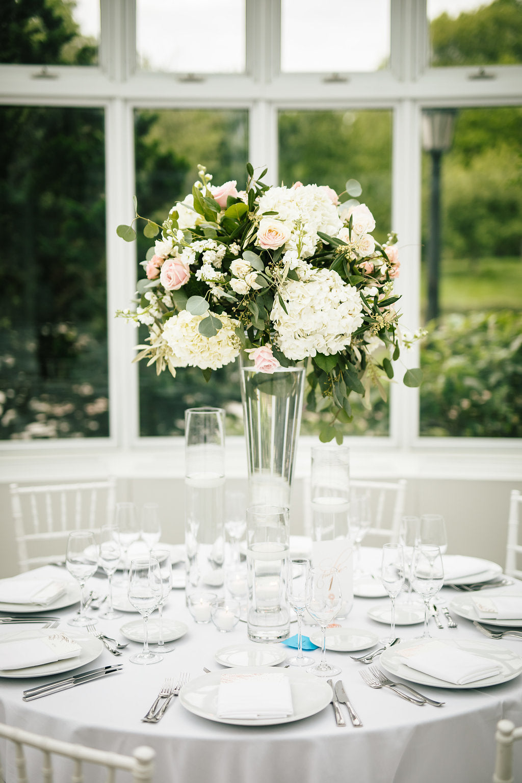 Glass Vase Centerpiece