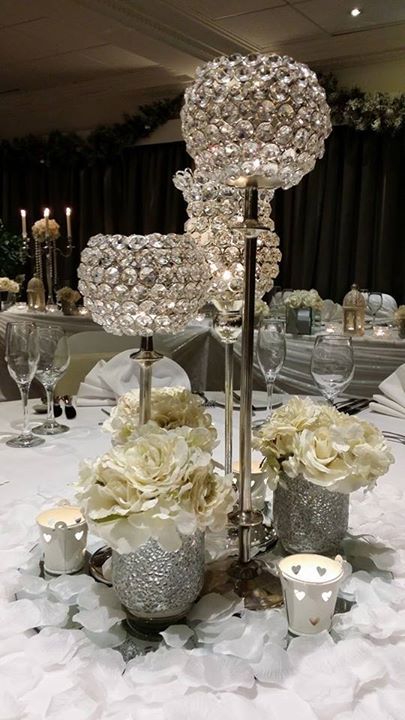 Crystal Globe Centerpiece (Long & Short)